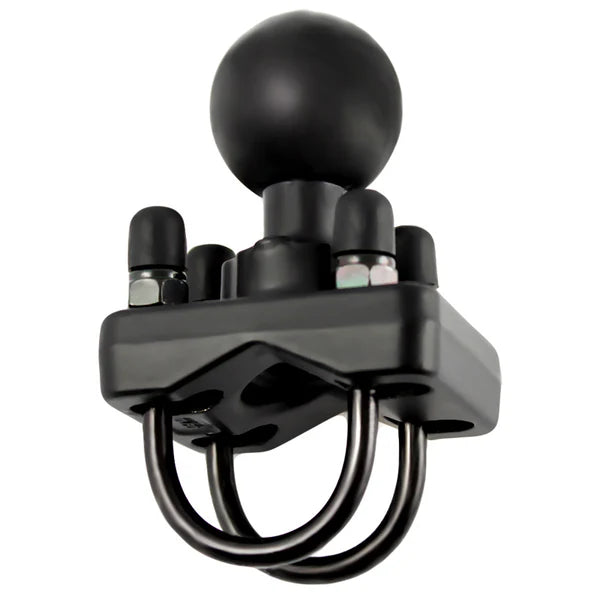 RAM DOUBBLE U-BOLT BASE W/ 1" BALL