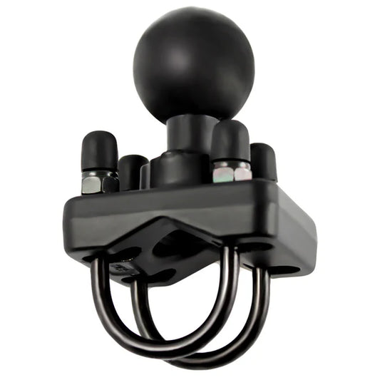 RAM DOUBBLE U-BOLT BASE W/ 1" BALL