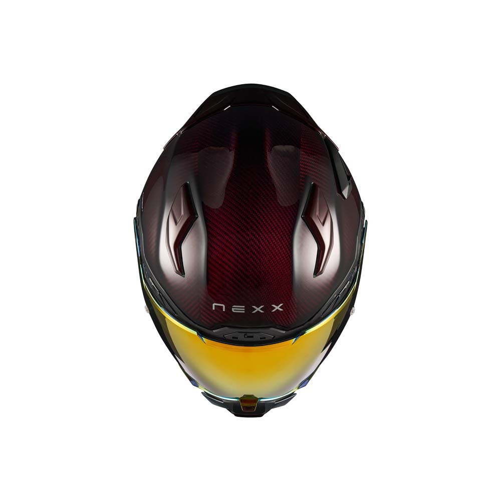 NEXX Helmet X.WST3 Lava carbon Red