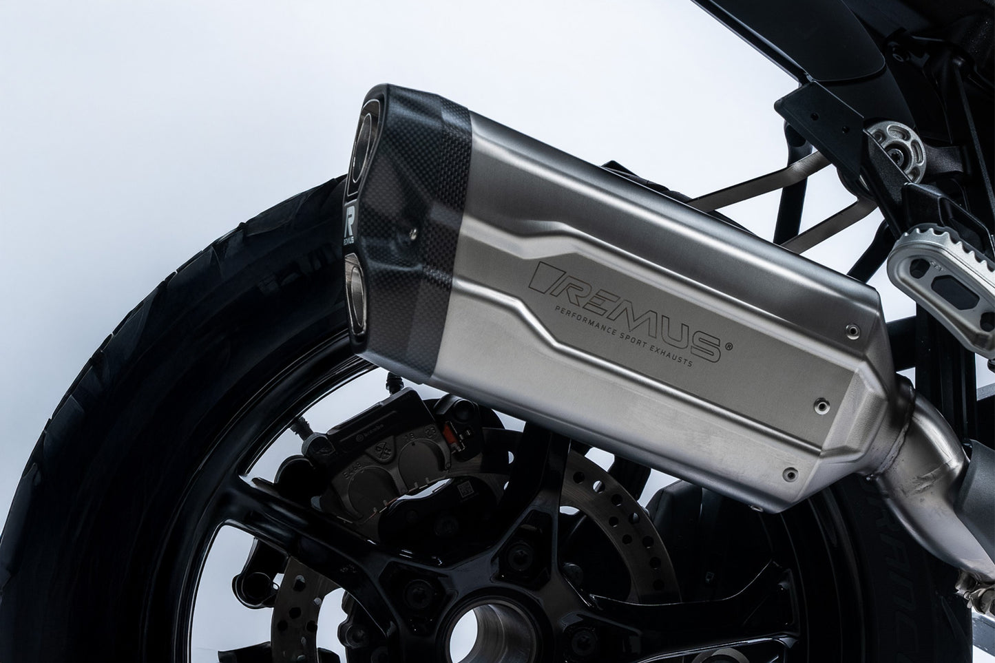 Remus 8 2.0 Endschalldämpfer Edelstahl Matt – R 1300 GS Adventure