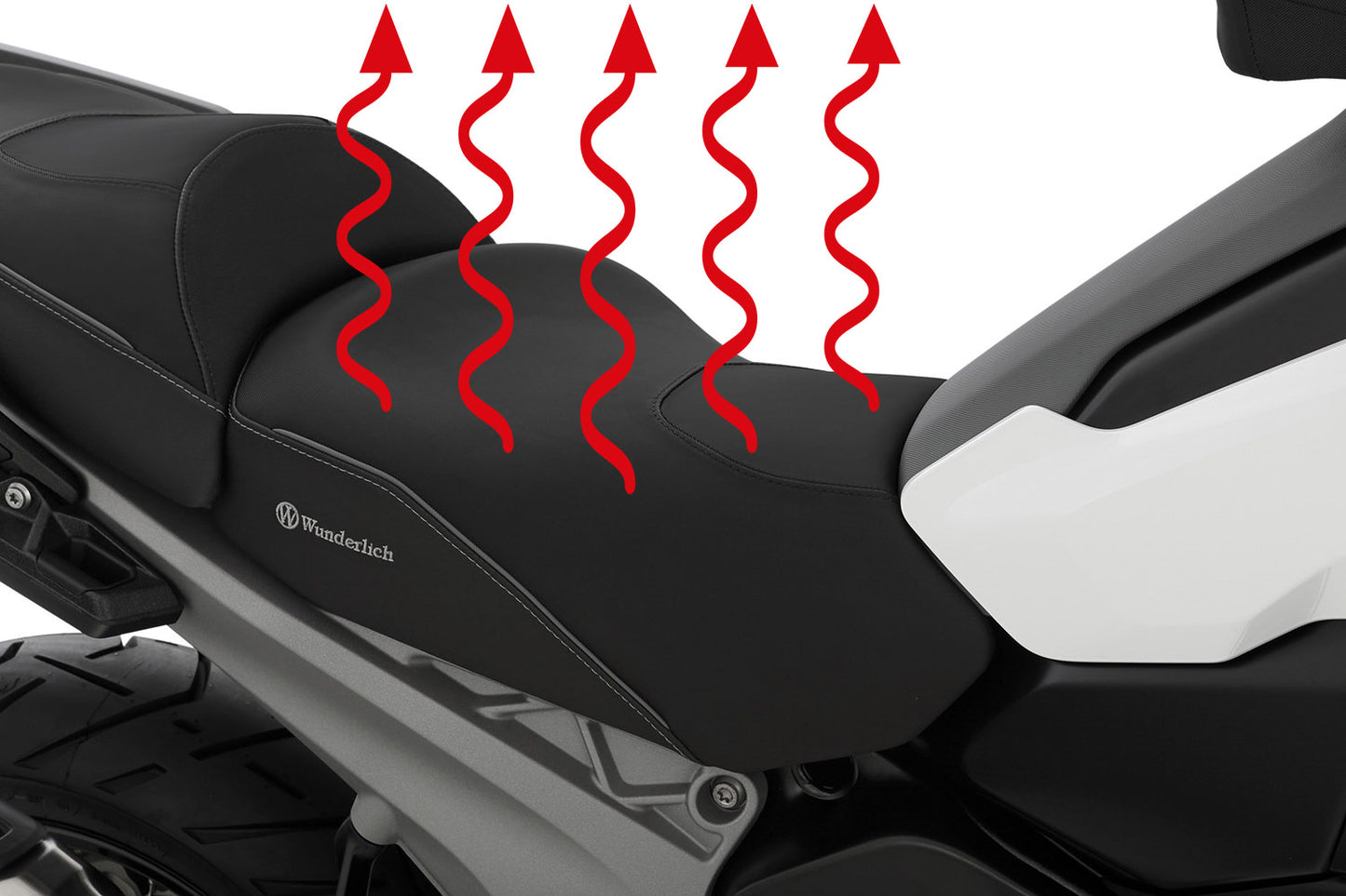 Wunderlich AKTIVKOMFORT rider seat - with seat heating Smart Plug & Play R 1300 GS