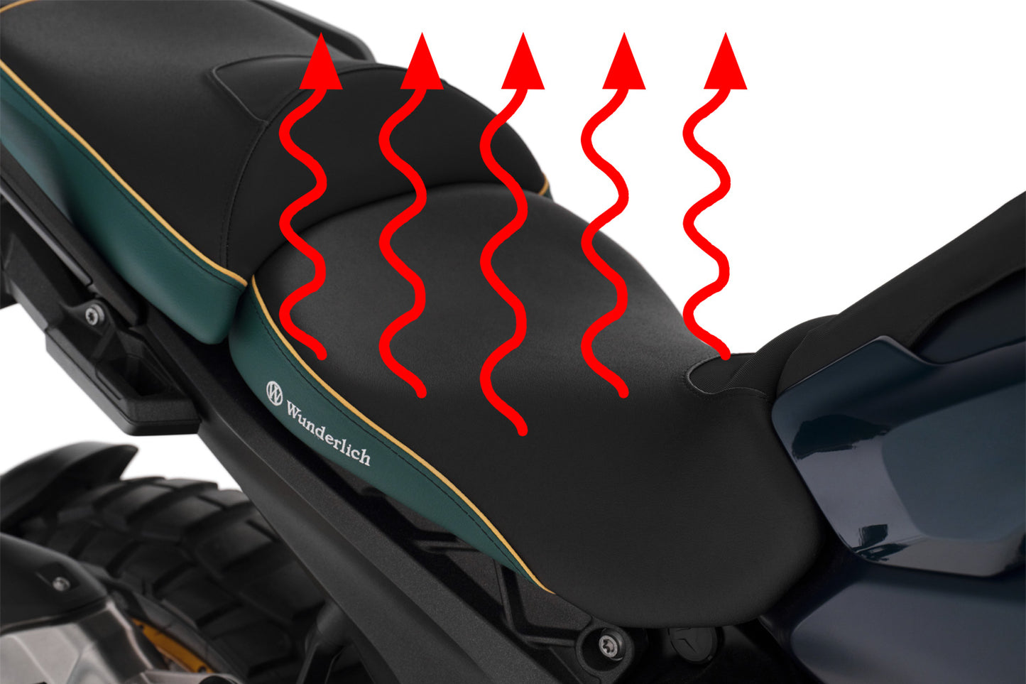 Wunderlich AKTIVKOMFORT rider seat - with seat heating Smart Plug & Play R 1300 GS