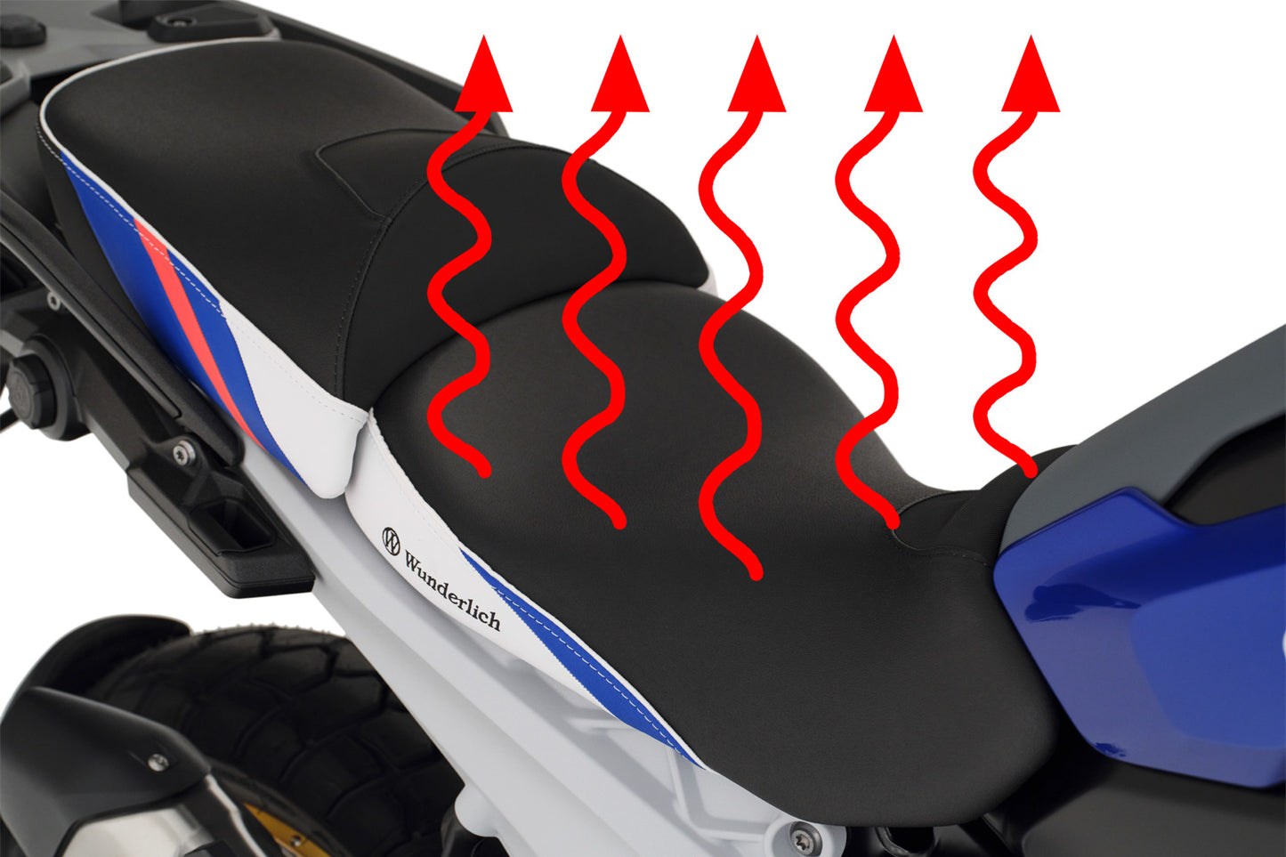 Wunderlich AKTIVKOMFORT Rider Seat with Seat Heating Smart Plug & Play