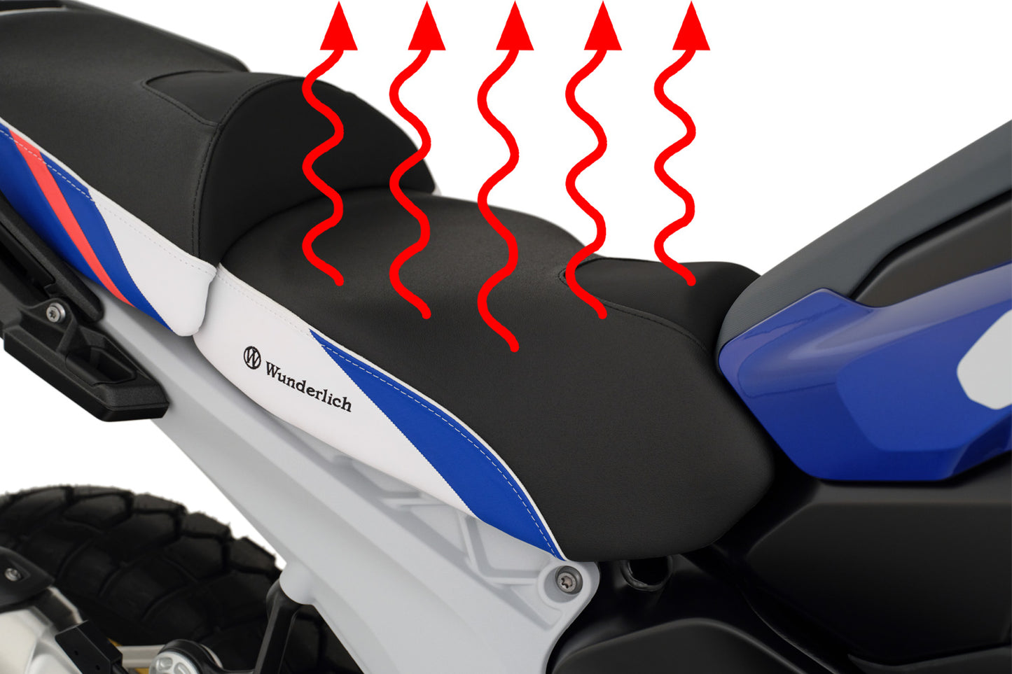 Wunderlich AKTIVKOMFORT Rider Seat with Seat Heating Smart Plug & Play