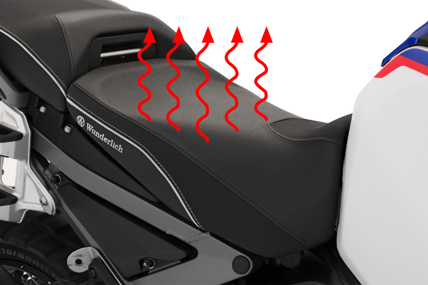 Wunderlich AKTIVKOMFORT Rider Seat with Smart Plug & Play Seat Heating R 1300 GS Adv.