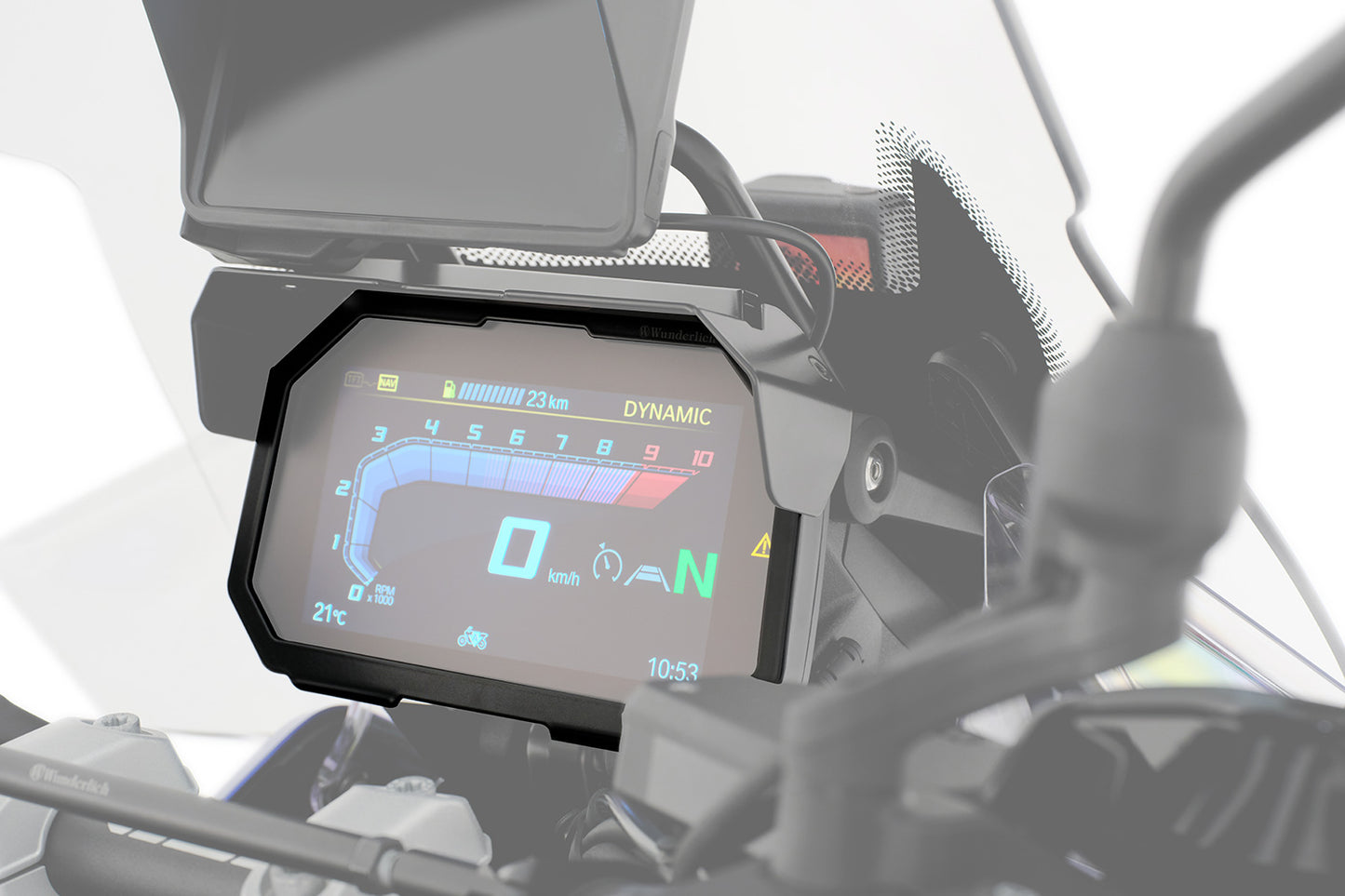 Wunderlich TFT Display Anti-Theft Protection with Sun Visor Preparation R 1300 GS + Adventure