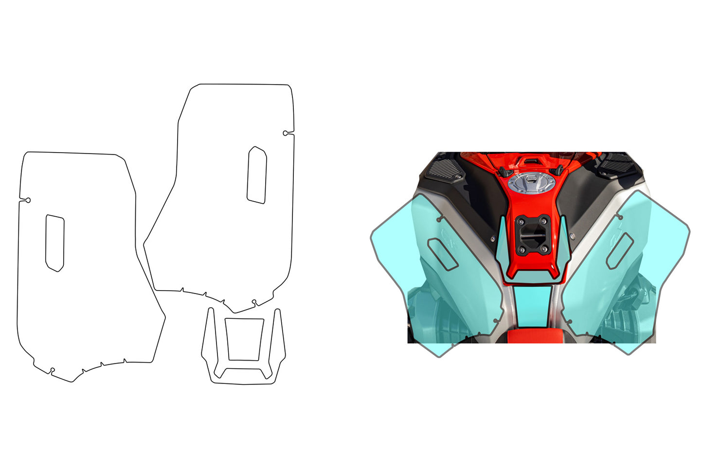 Tankschutz PremiumShield R 1300 GS Adventure