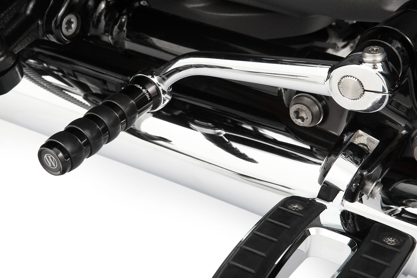Wunderlich gear-shifter extension for models with footrests