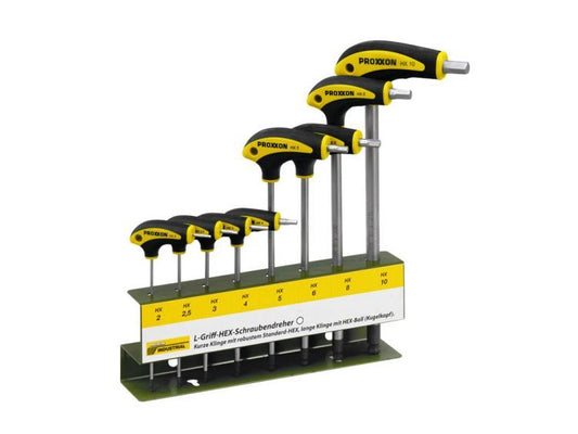 PROXXON L-greepsleutel HEX set 8-delig
