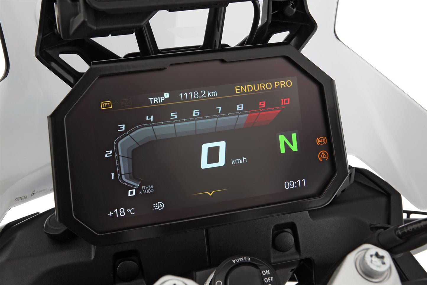 Wunderlich TFT-schermdiefstalbeveiliging F 900 GS