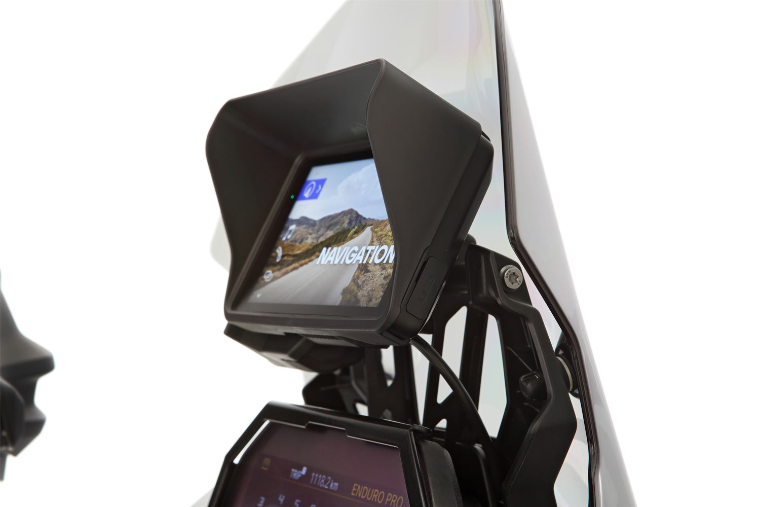Wunderlich Blendschutz für BMW Navigator ConnectedRide – Mike on the Bike