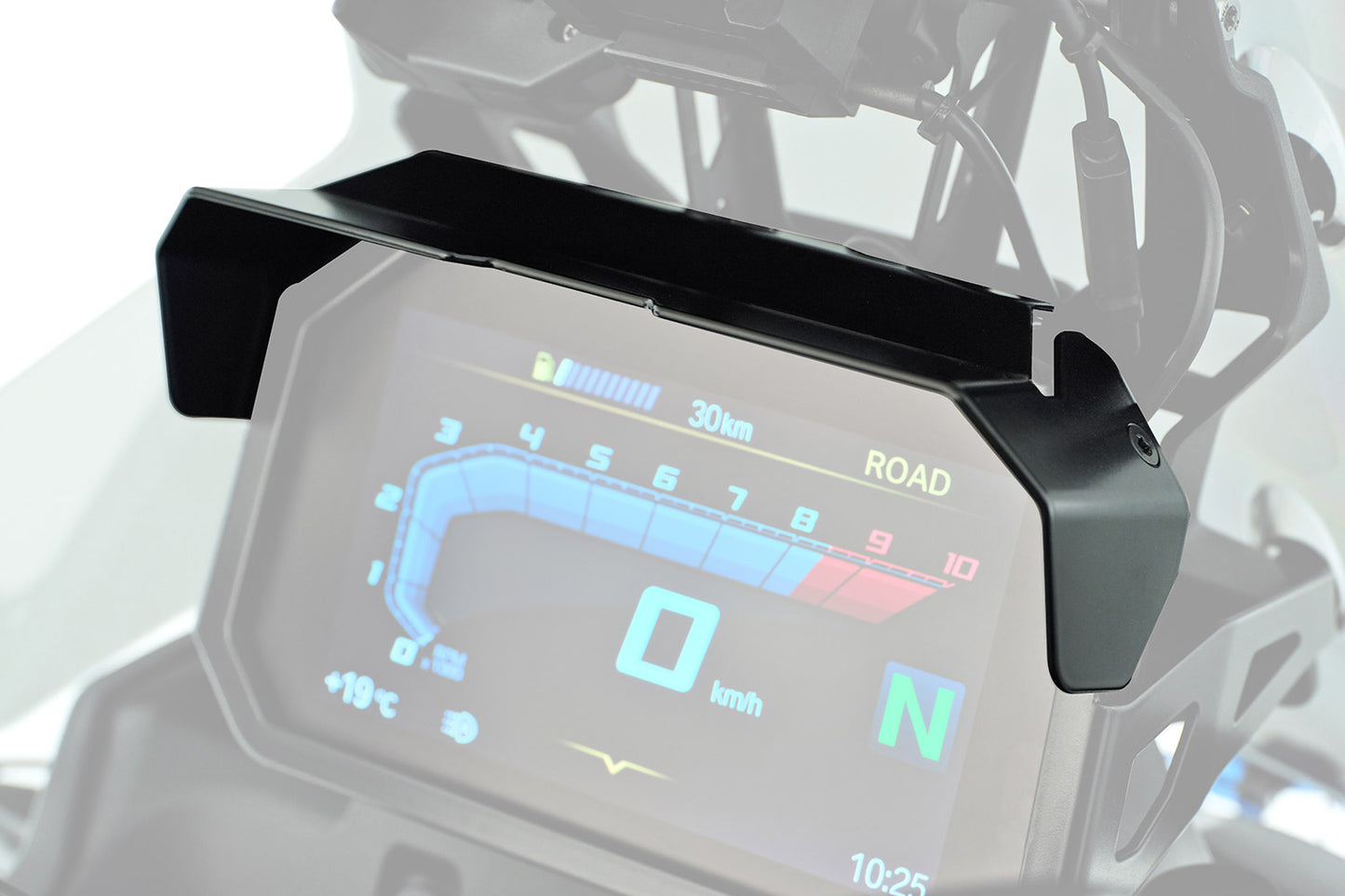 Wunderlich Sun Visor for TFT Anti-Theft Protection