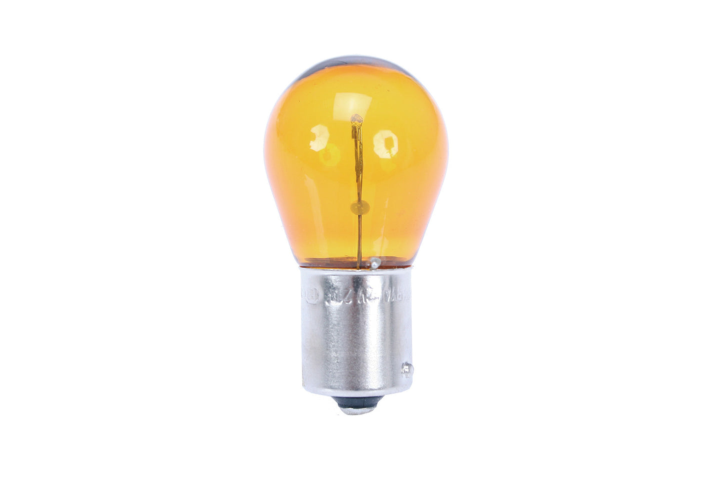 Amber bulb for white indicator lenses 12V/21W
