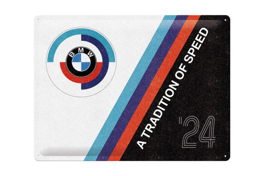 Metalen bord BMW Motorsport 40 x 30 cm - Nostalgic Art