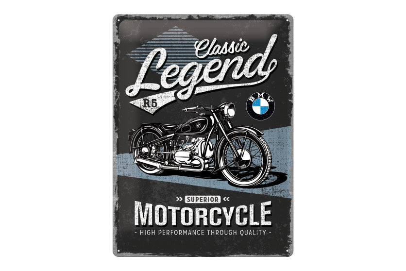 Metalen bord BMW Classic Legend 30 x 40 cm - Nostalgic-Art