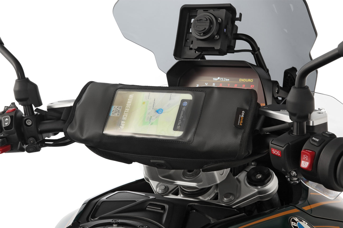 Wunderlich Handlebar bag BARBAG MEDIA waterproof