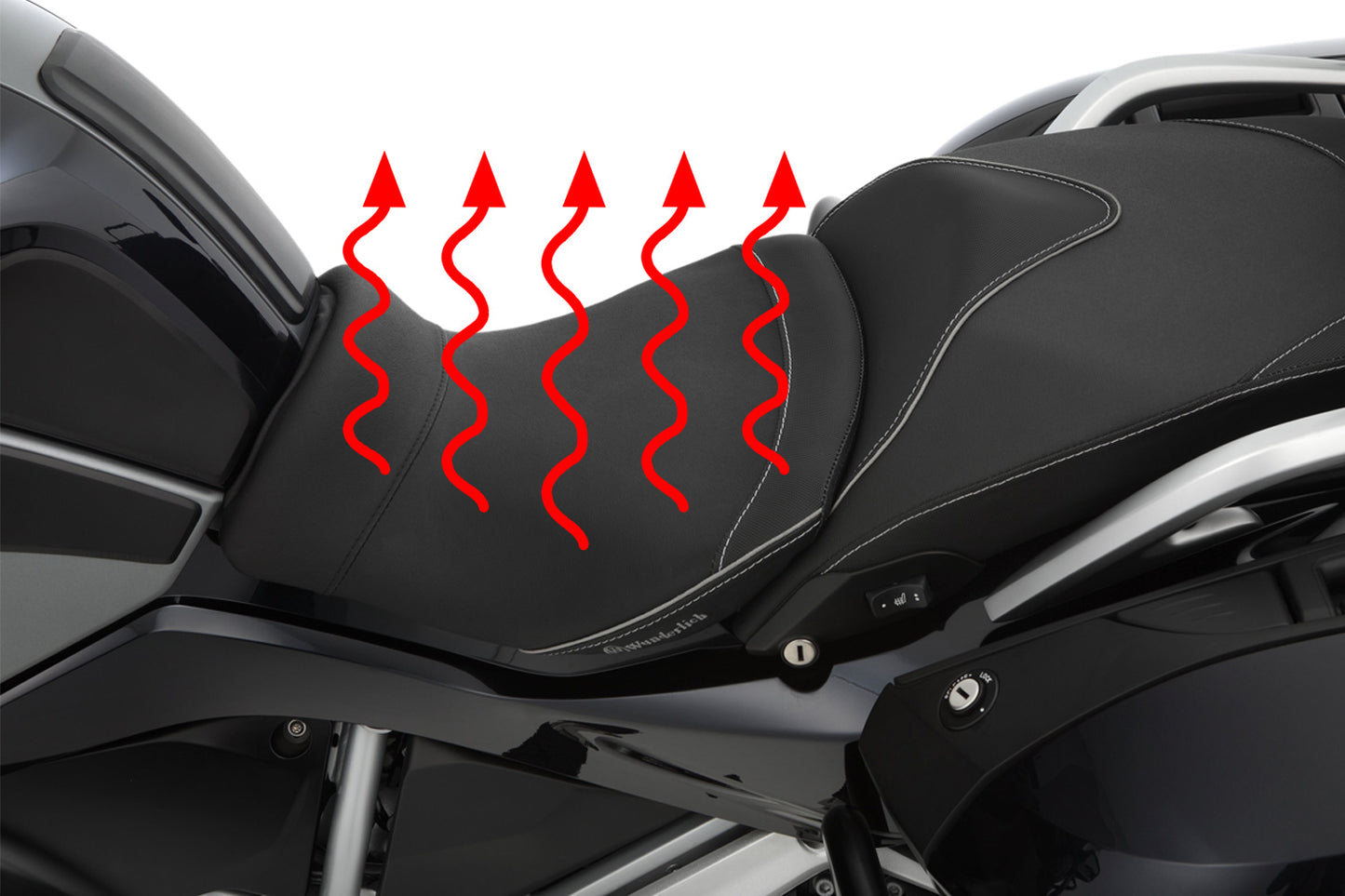 Wunderlich AKTIVKOMFORT rider seat with seat heating