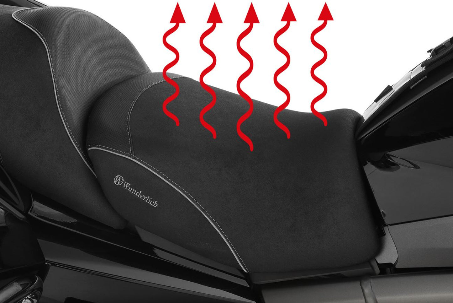 Wunderlich AKTIVKOMFORT rider seat with seat heating