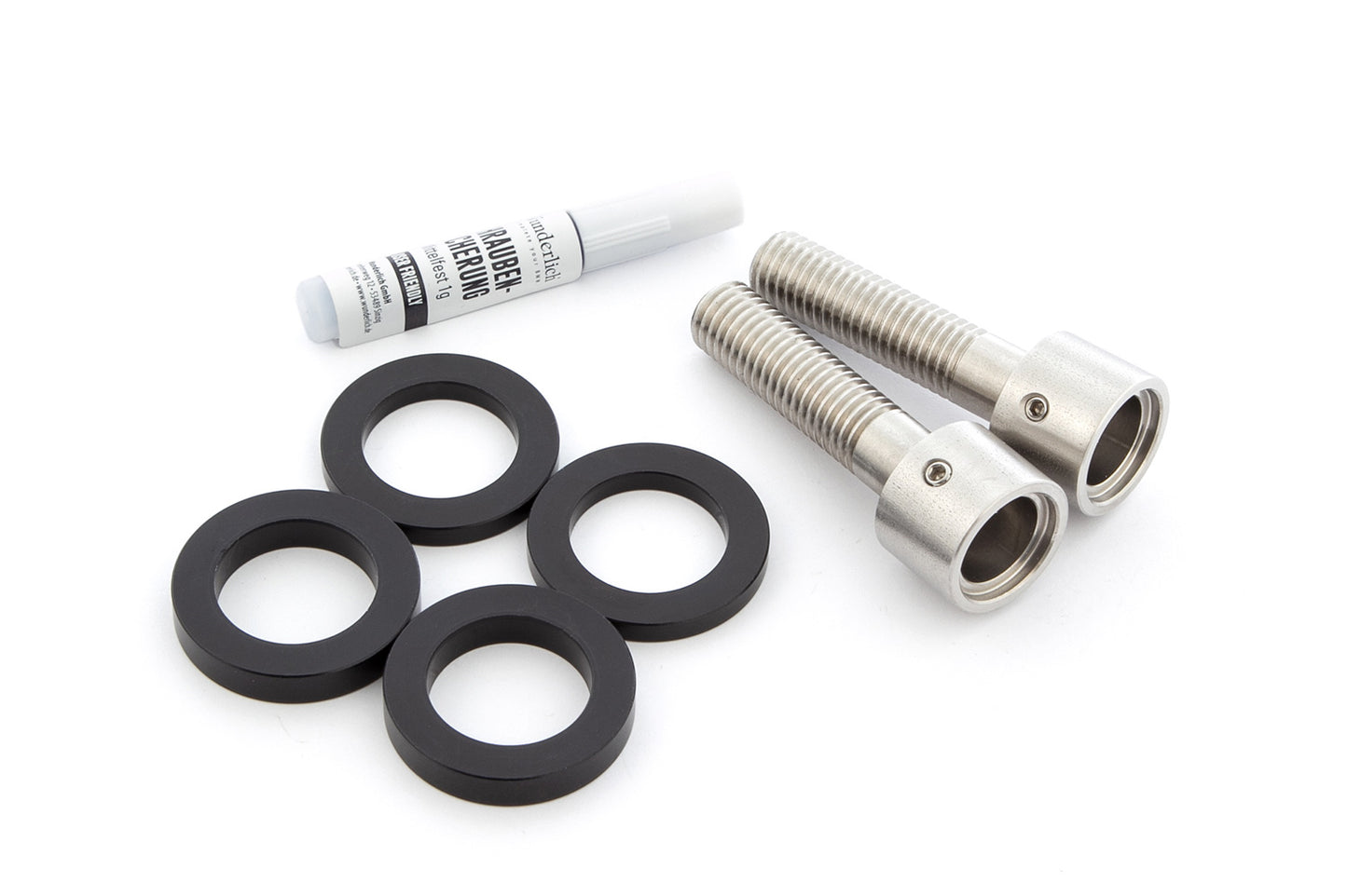 Wunderlich adapter for handlebar end mirror and mo.Blaze Disk indicator