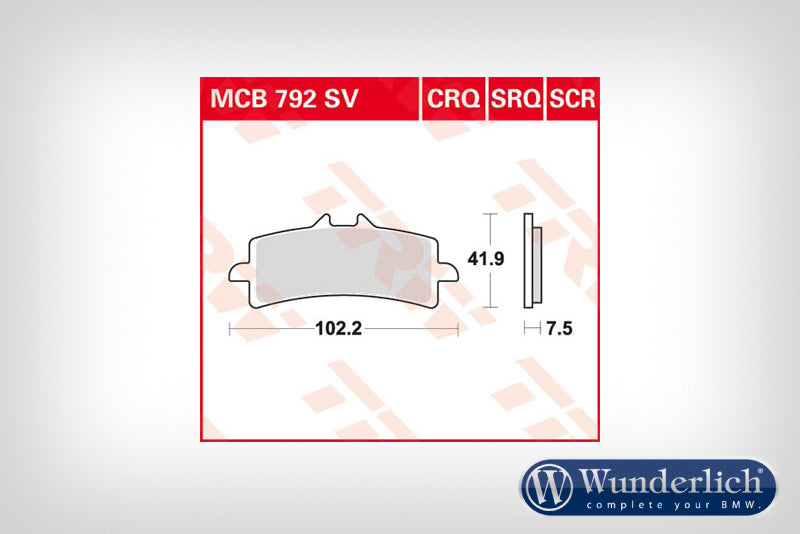 Sintermetall Bremsbeläge vorn HP4