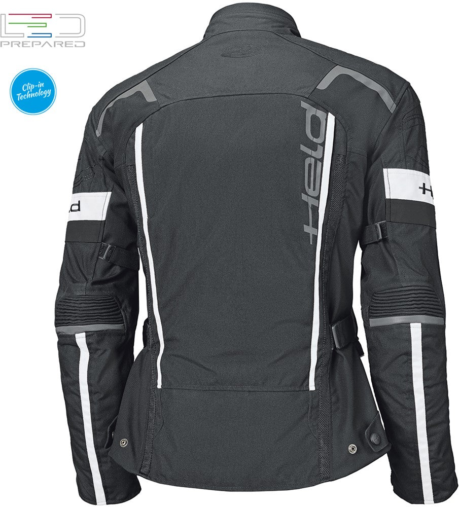 4-TOURING II TOURINGJACKET BLACK-WHITE (Dames)
