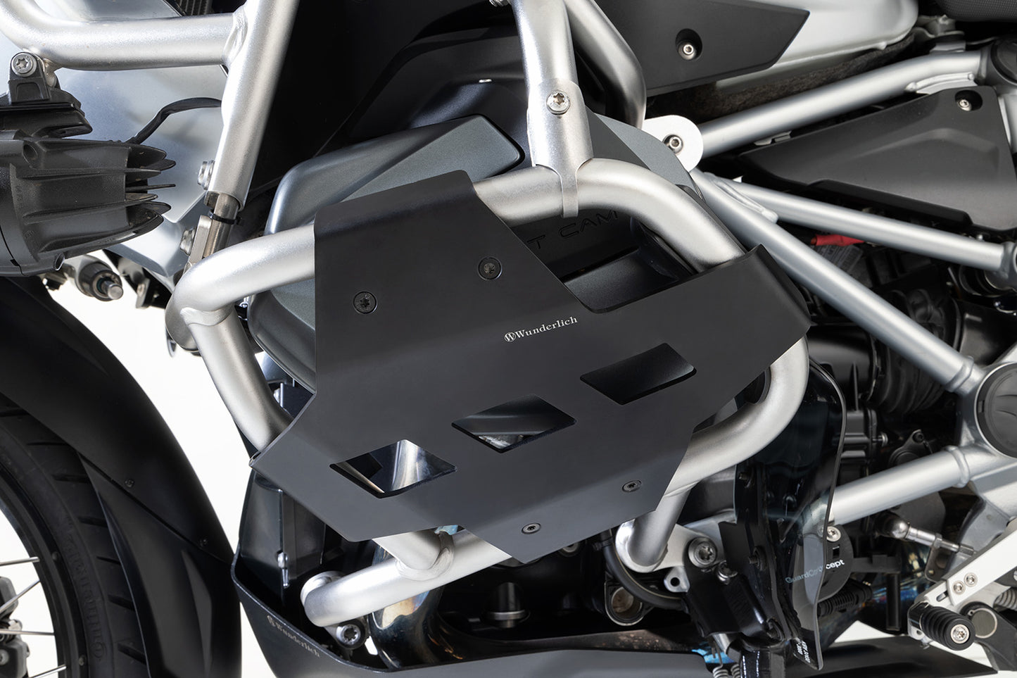 Wunderlich cylinder head protection for original engine protection bar R 1250 GS (Adventure)