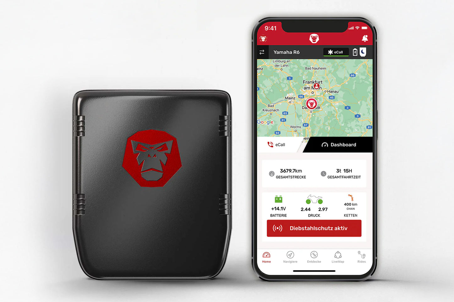 RideLink WingMan Pro GPS tracker