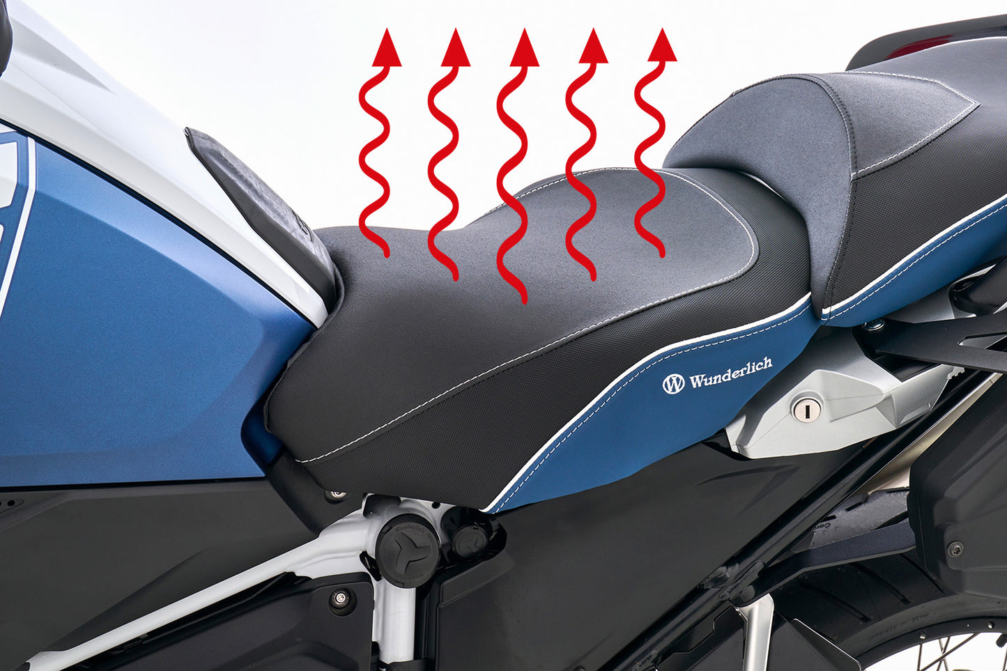 Wunderlich AKTIVKOMFORT rider seat with seat heating Smart Plug & Play