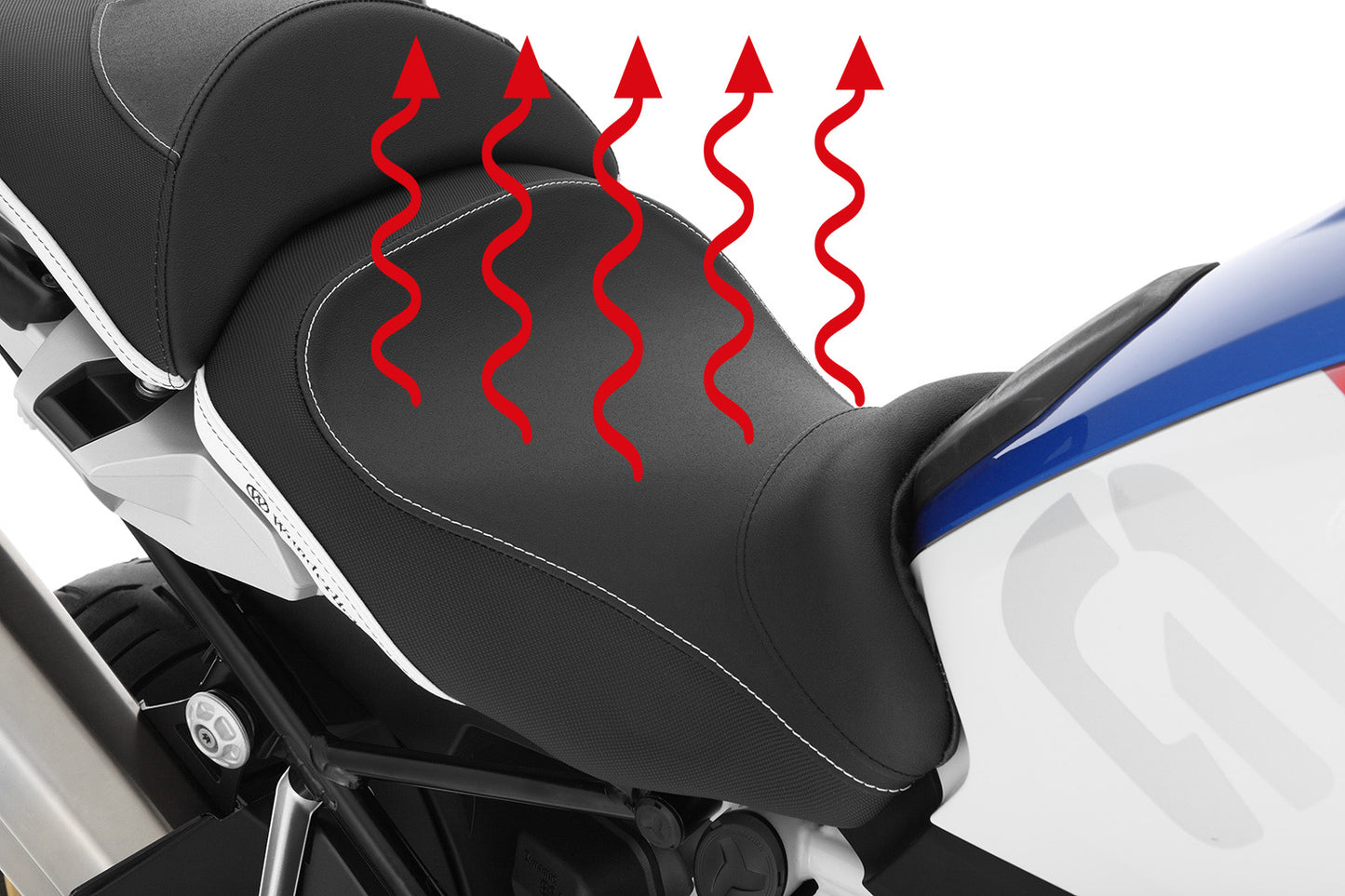 Wunderlich AKTIVKOMFORT rider seat with seat heating Smart Plug & Play