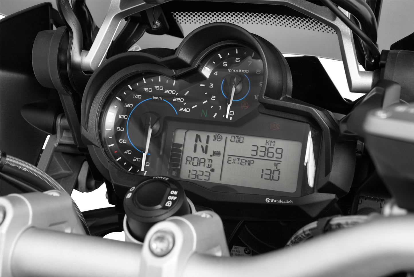 Wunderlich cockpit verblindingsbescherming R 1200 GS LC + Adv.
