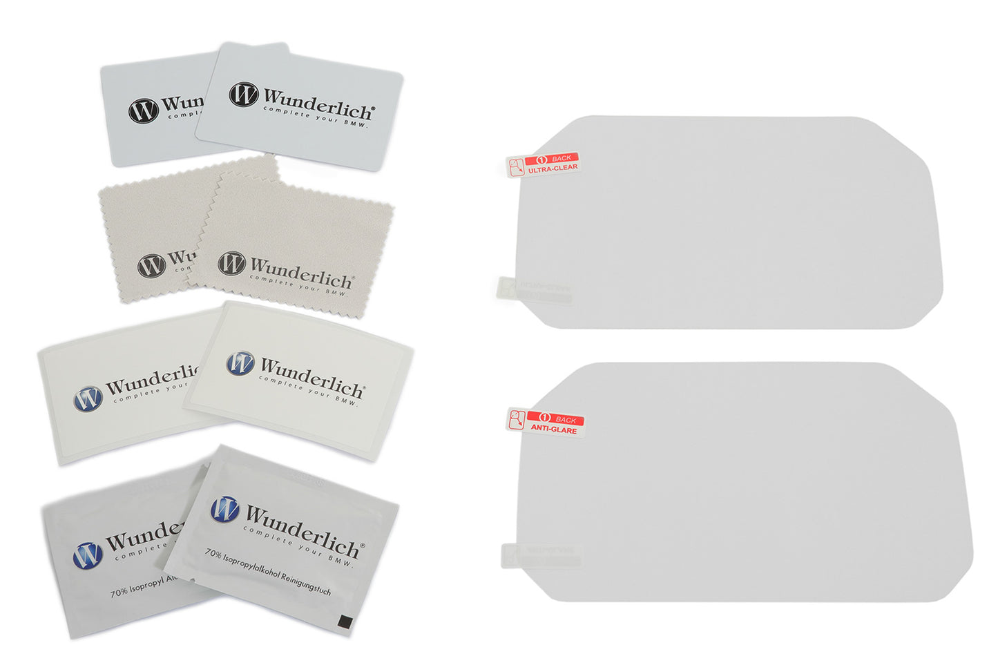 Wunderlich Display beschermfolie set