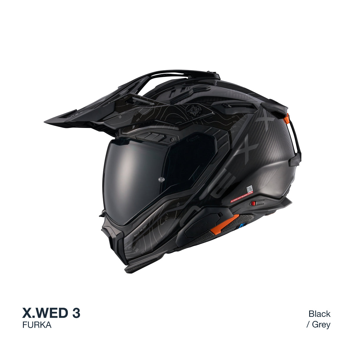 NEXX Helm X.WED3 FURKA CARBON SCHWARZ.GRAU
