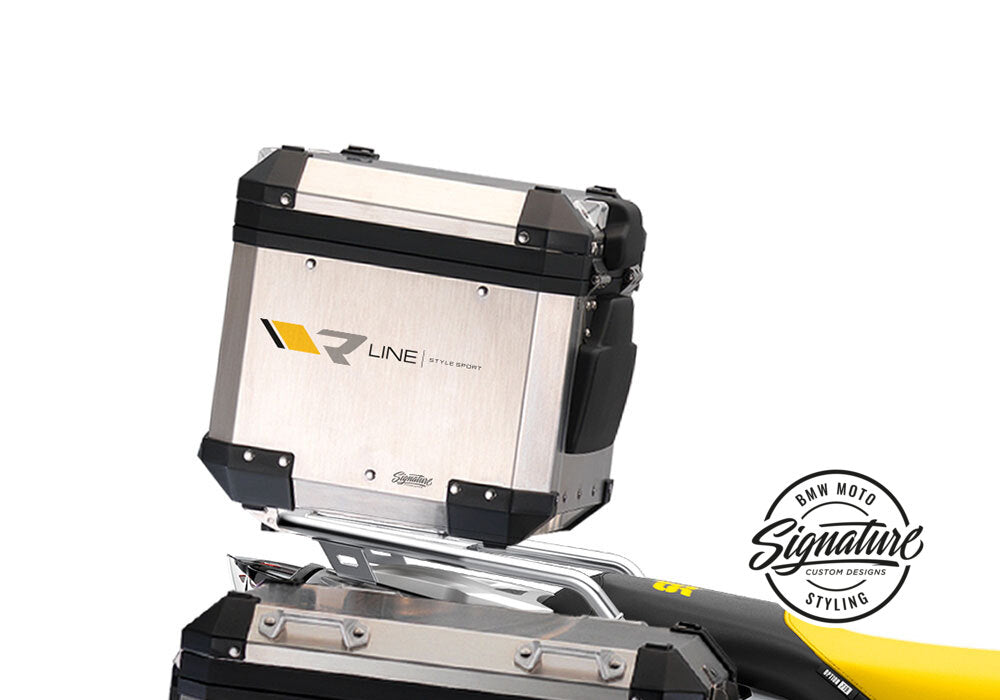 Decorative kit for original BMW aluminium topcase R-Line