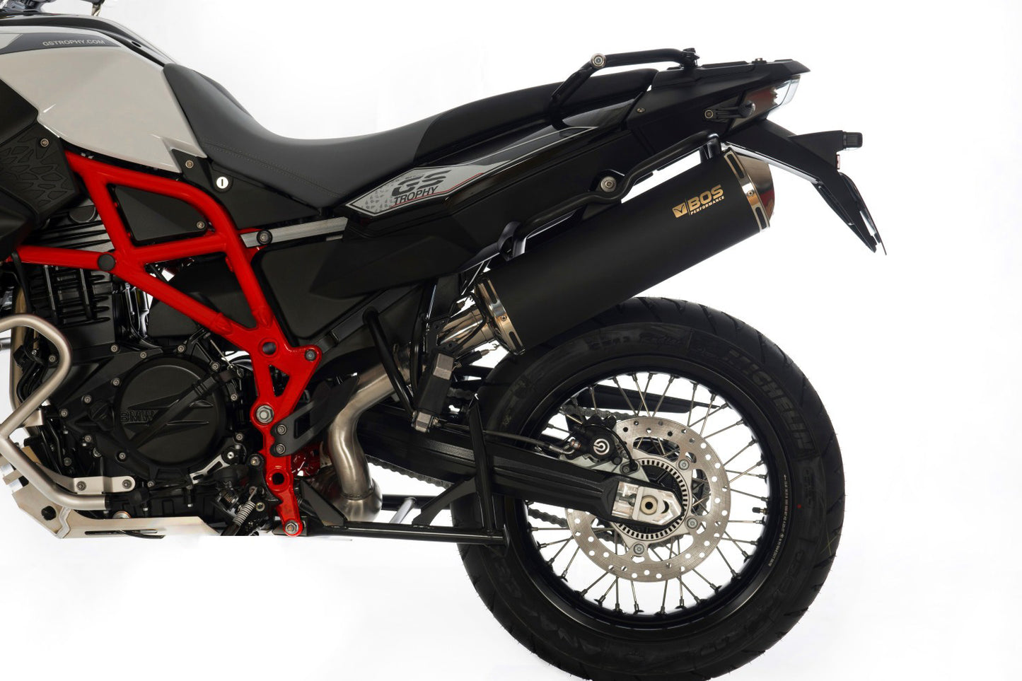 BOS Slip-On Schalldämpfer F 800 GS + Adv Oval 120