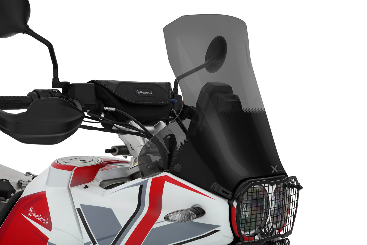 Wunderlich MARATHON windshield DesertX (Rally) - For models with original enduro handguards