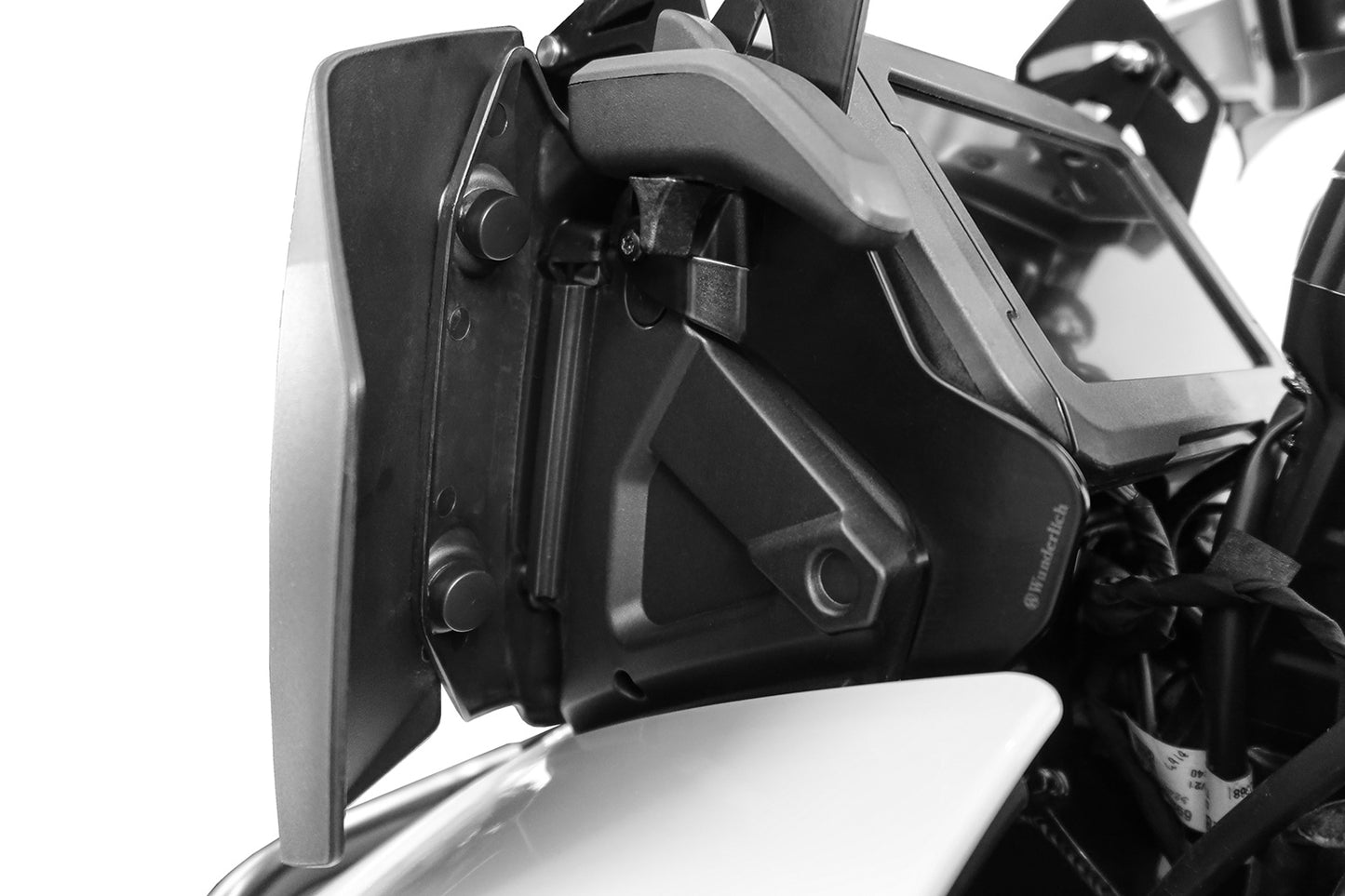 Wunderlich covers for wind deflector mounting