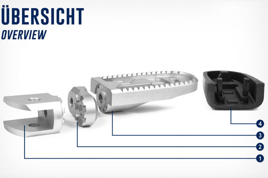 Wunderlich Vario-adapter EVO1 (paar)