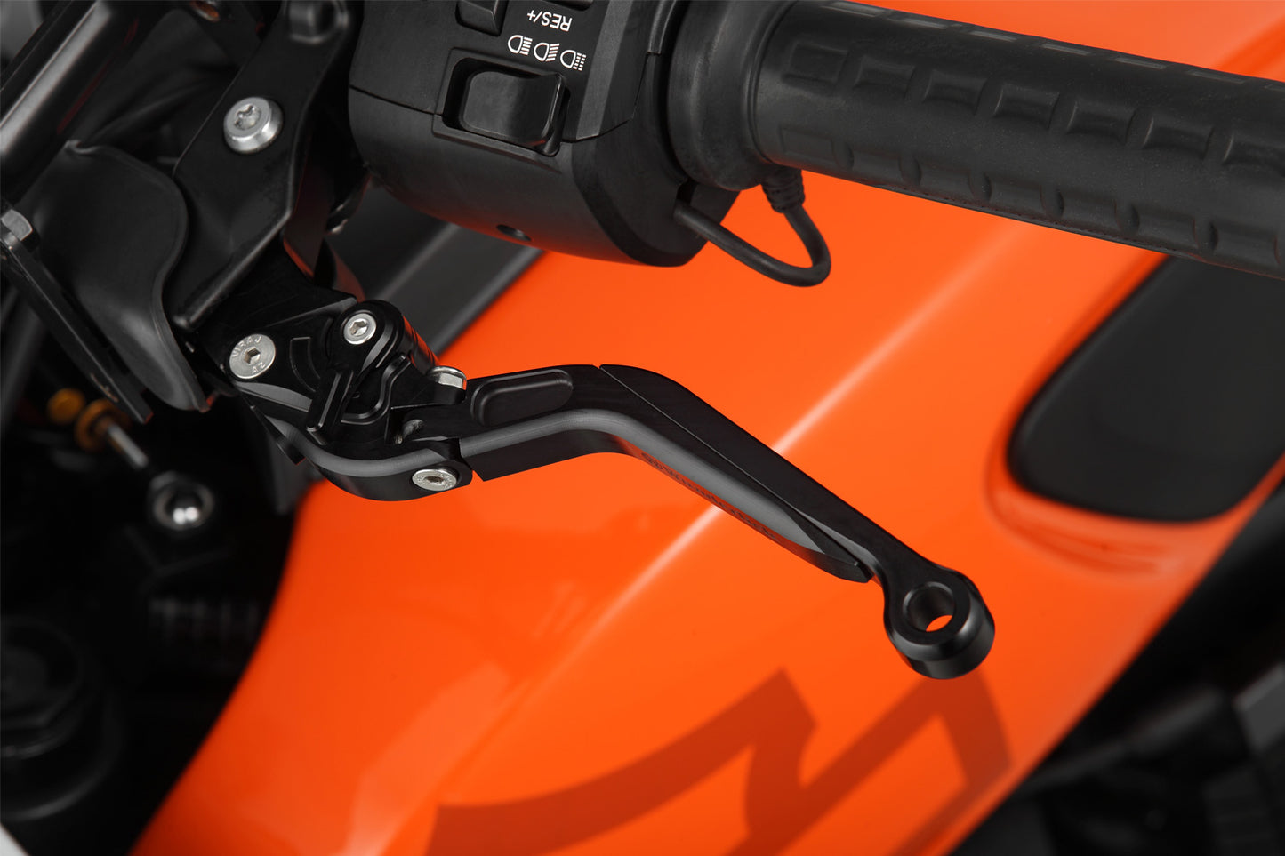Wunderlich clutch lever - hinged