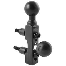 RAM CYCLE HANDLEBAR BASE W 2 BALLS