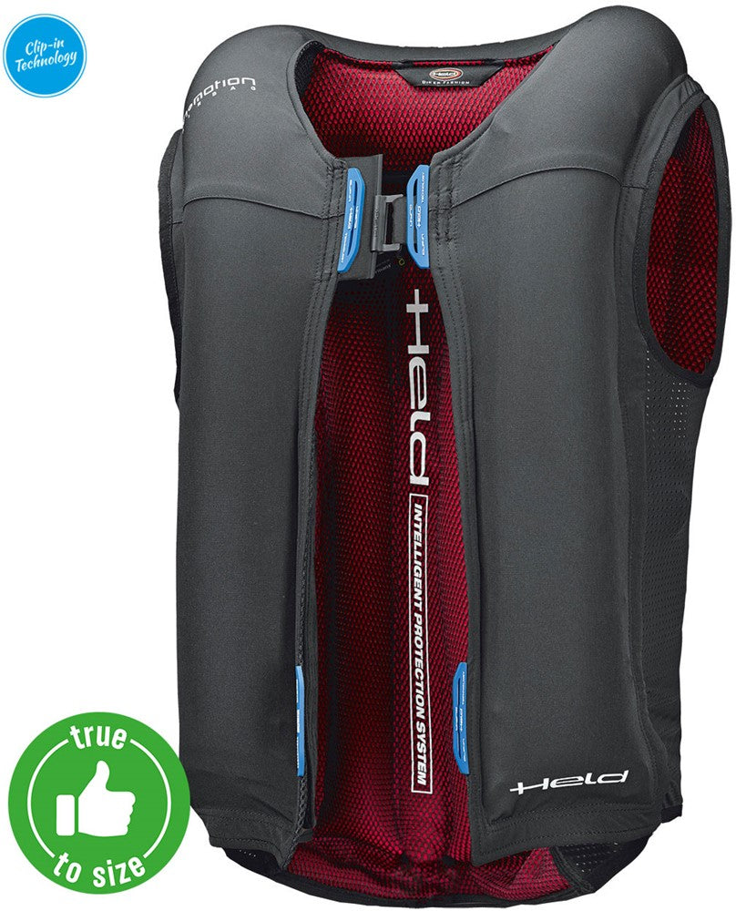 EVEST CLIP-IN & BOX Airbag-WAISTCOAT & Box BLACK