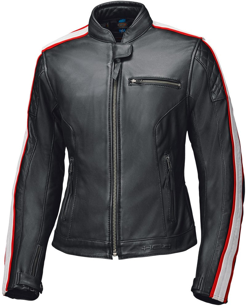 Held Brixham leatherjacket black-red