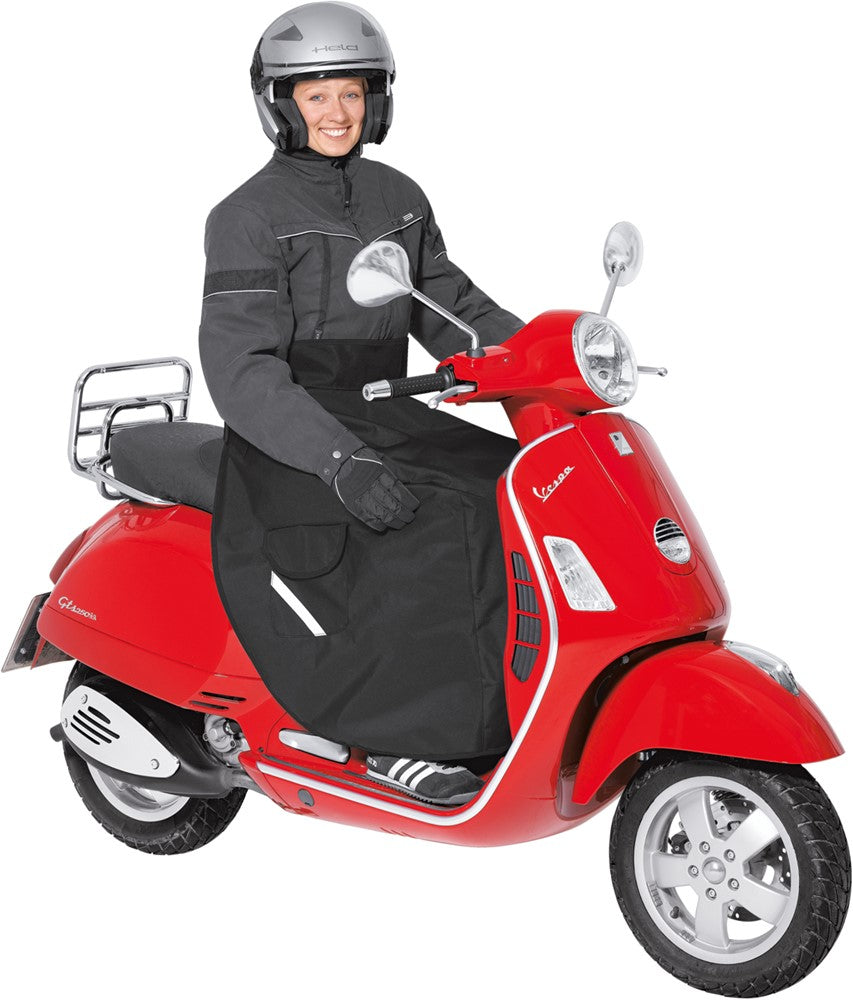 Leg cover for scooter black with fleece