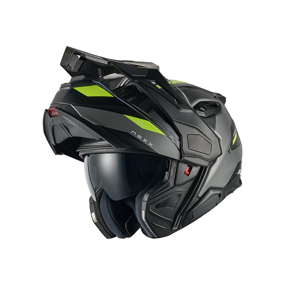 NEXX Helm X.LFC TERRA CARBON GRAU.NEON