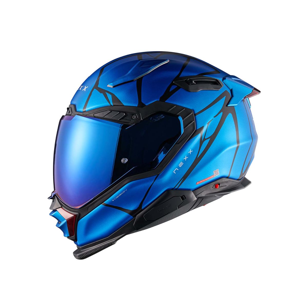NEXX Helm X.WST3 B-SIDE CARBON HIMMELBLAU