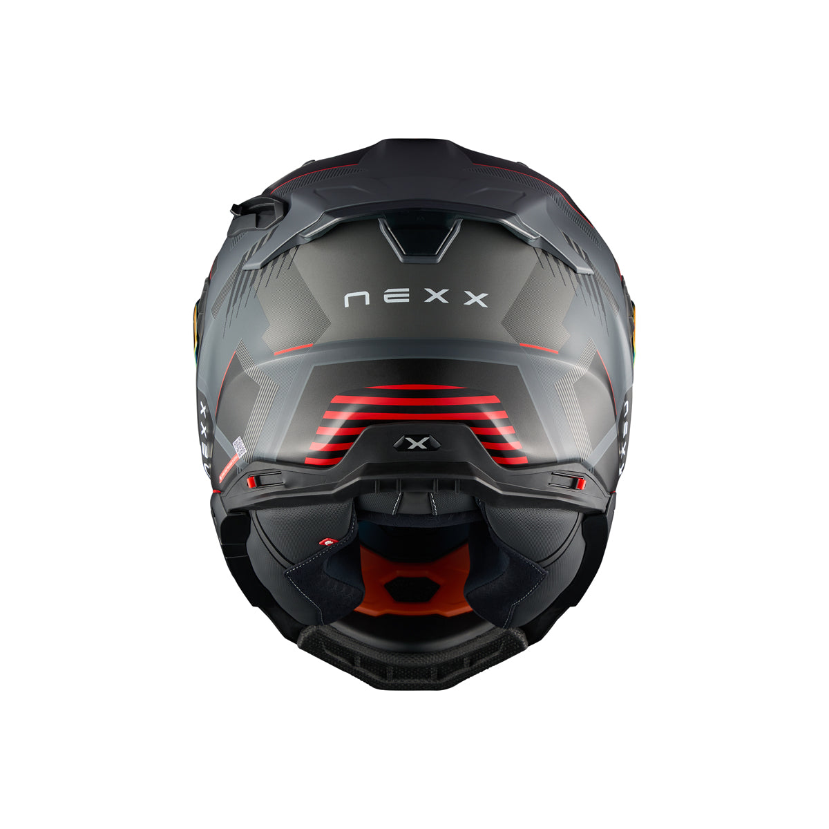 Nexx Helm X.WST3 FLUENCE GRAU.ROT