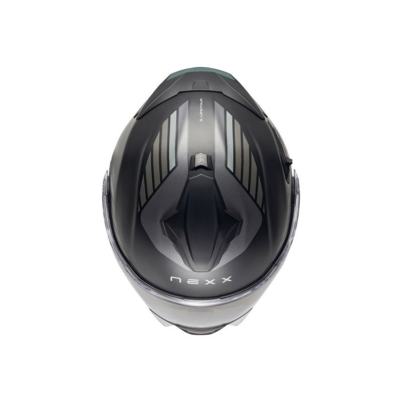 NEXX Helm X.LIFETOUR GLOBE SCHWARZ.GRAU