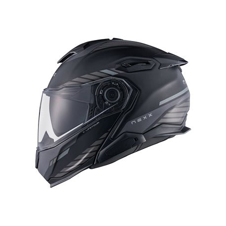 NEXX Helm X.LIFETOUR GLOBE SCHWARZ.GRAU