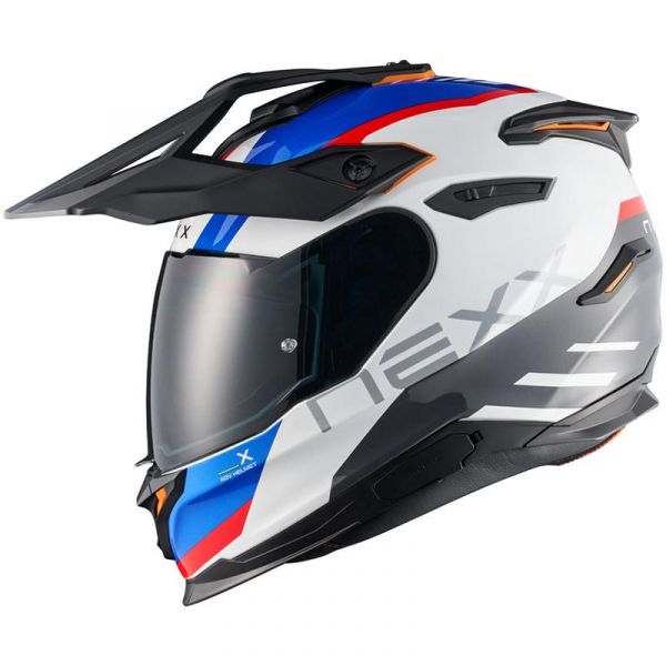NEXX Helm Y.TRAVL QUEST WEISS.BLAU.ROT