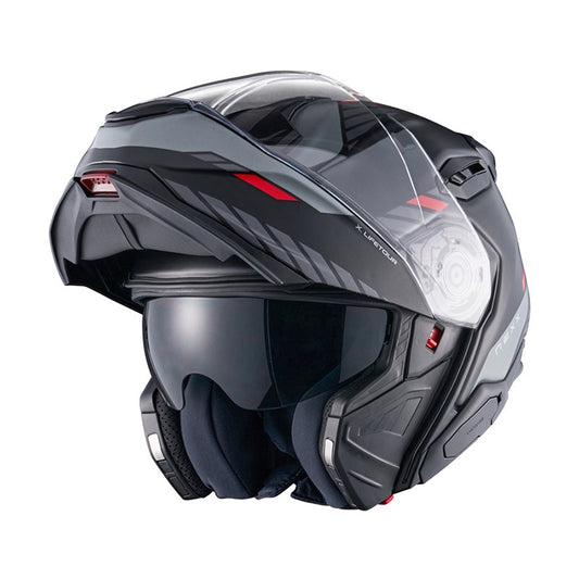 NEXX Helm X.LIFETOUR GLOBE ZWART.ROOD