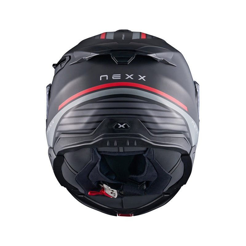 NEXX Helm X.LIFETOUR GLOBE SCHWARZ.ROT